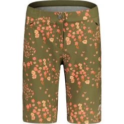 Maloja AnemonaM. Printed Short Dames - Moss Petite Fleur 8639