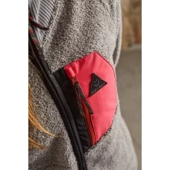 Maloja BirkenpilzM. Mountain Fleece Damesjas - Grey Melange 0114 -Maloja maloja birkenpilzm 1529899