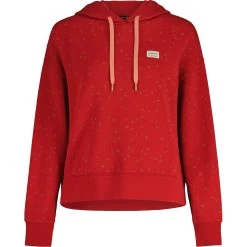 Maloja CadiniM. Organic Sweat Dames Hoodie - Deep Sunset Flying Hearts 8685