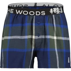 Maloja CaldaroM. Flanell Boxershort - Midnight Multi 8618