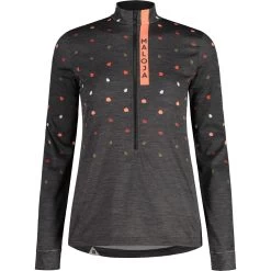 Maloja CopperbeechM. Adventure Midlayer Shirt Met Lange Mouwen Dames - Moonless 0817 34125