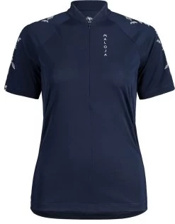 Maloja CuragliaM. All Mountain 1/2 Shirt Met Korte Mouwen Dames - Night Sky 8325