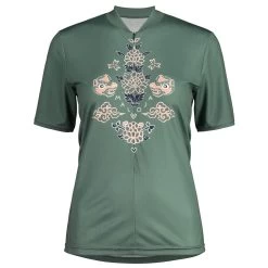 Maloja CurunaM. All Mountain 1/2 Fietsshirt Met Korte Mouwen Dames - Cypress 8330