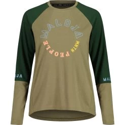 Maloja DiamondM. Enduro Dames Shirt Met Lange Mouwen - Oak Multi 8762