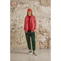 Maloja DonnerkogelM. Organic Cotton Dames Blouse - Rosehip Check 8766 -Maloja maloja donnerkogelm 1413757