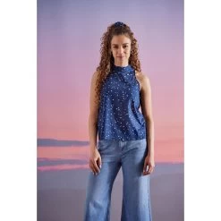 Maloja GenaM. Tanktop Dames - Moonless Dot 8625 -Maloja maloja genam 1171200