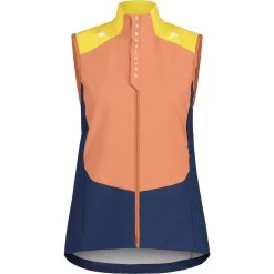 Maloja GrünfinkM. Nordic Hybrid Dames Softshell Vest - Rosewood Multi 8653