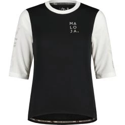Maloja KastanieM. Dames-Fietsshirt - Moonless 0817