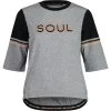 Maloja KastanieM. Dames-Fietsshirt - Grey Melange 7096 -Maloja maloja kastaniem 954852