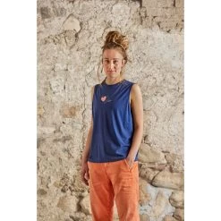 Maloja MangartM. Wood Cotton Dames Tanktop - Midnight 8581 -Maloja maloja mangartm 1415523