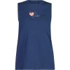 Maloja MangartM. Wood Cotton Dames Tanktop - Midnight 8581