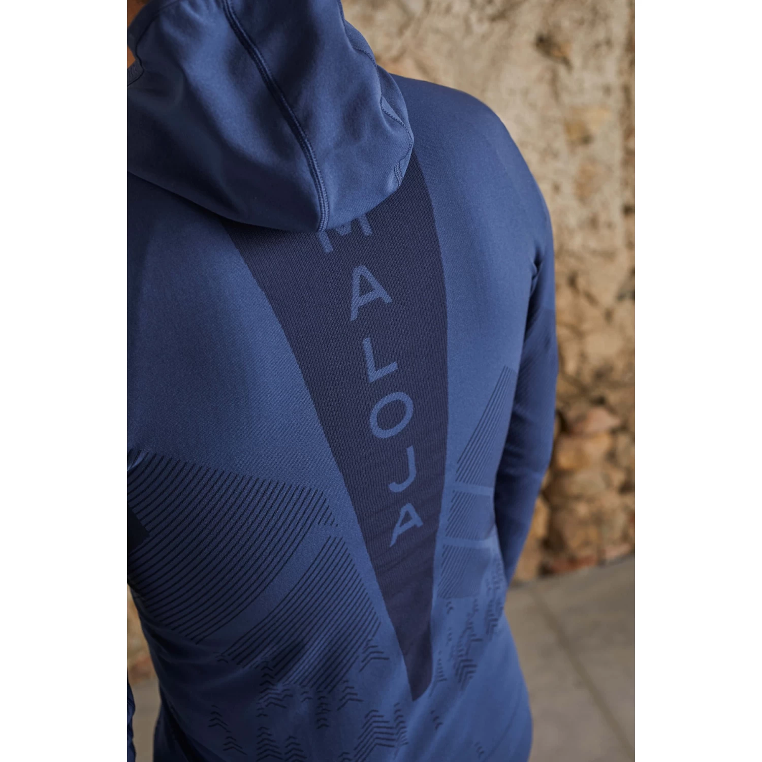 Maloja MauerseglerM. Nordic Freeknit Shirt Met Lange Mouwen - Moonless 0817 6 Maloja MauerseglerM. Nordic Freeknit Shirt Met Lange Mouwen - Moonless 0817 - Afbeelding 4