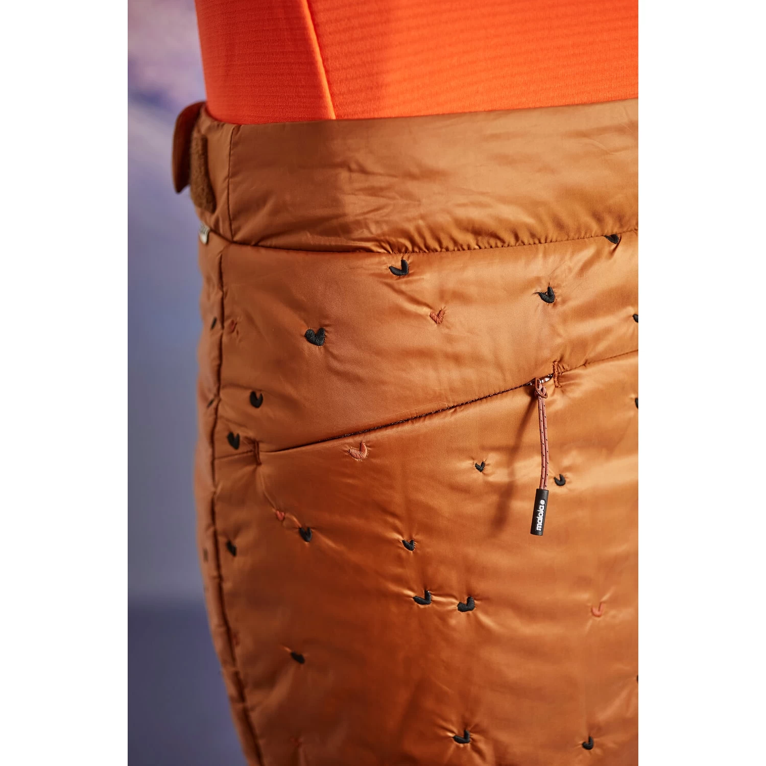 Maloja MonsurM. Alpine Puffer Rok Dames - Moonless 0817 6 Maloja MonsurM. Alpine Puffer Rok Dames - Moonless 0817 - Afbeelding 4