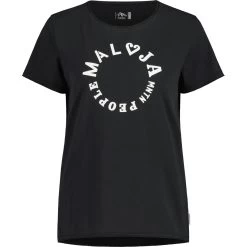 Maloja NavisM. Traceable BioRe Dames T-Shirt - Moonless 0817
