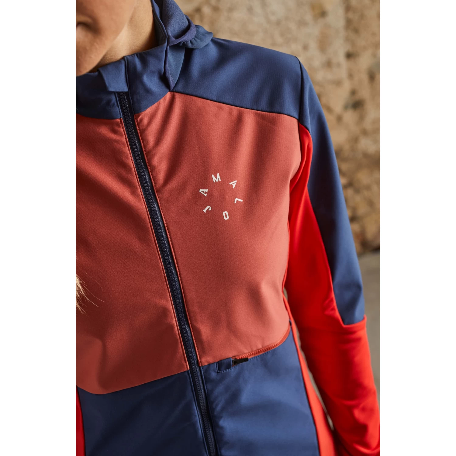 Maloja NeshaM. Nordic Hybrid Softshell Damesjas - Midnight Multi 8618 6 Maloja NeshaM. Nordic Hybrid Softshell Damesjas - Midnight Multi 8618 - Afbeelding 4