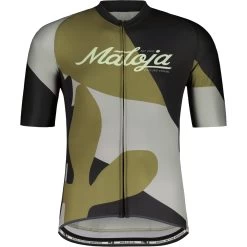 Maloja PaternkofelM. Fietsshirt Met Korte Mouwen - Moss Leaves 8636