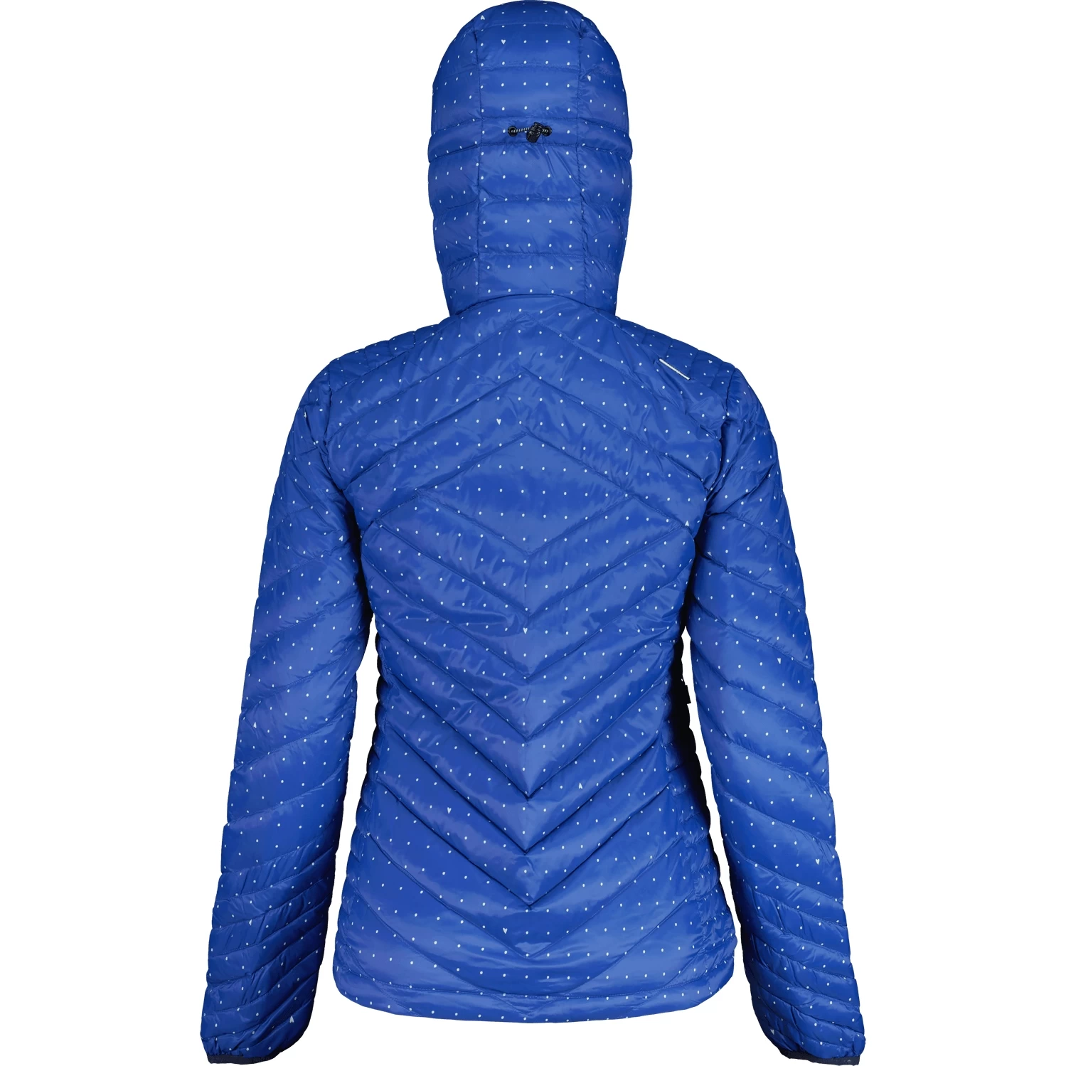 Maloja RehM. Light Mountaineering ReDown Dames Jas - Bright Cobalt Dotgrid 8779 4 Maloja RehM. Light Mountaineering ReDown Dames Jas - Bright Cobalt Dotgrid 8779 - Afbeelding 2