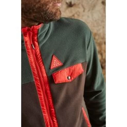 Maloja RopiM. Mountain Fleece Jas - Chocolate Multi 8785 -Maloja maloja ropim 1531200