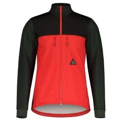 Maloja SanzenoM. Thermo Windblock Fietsjas - Fire Red Multi 8800