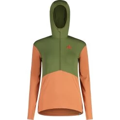 Maloja SchioM. Mountain Midlayer Hybrid Dames Shirt Met Lange Mouwen - Moss 0560