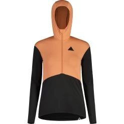 Maloja SchioM. Mountain Midlayer Hybrid Dames Shirt Met Lange Mouwen - Rosewood 8583