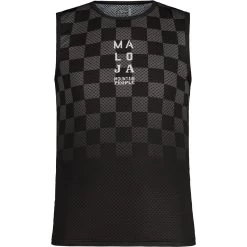Maloja SchrockenM. Baselayer Tanktop - Moonless Check 8235