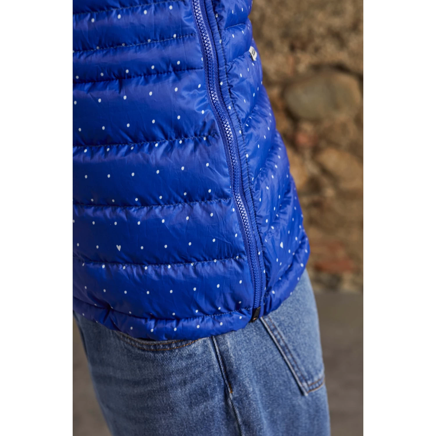 Maloja SeekareckM. Light Adventure ReDown Anorak Dames - Bright Cobalt Dotgrid 8779 8 Maloja SeekareckM. Light Adventure ReDown Anorak Dames - Bright Cobalt Dotgrid 8779 - Afbeelding 6