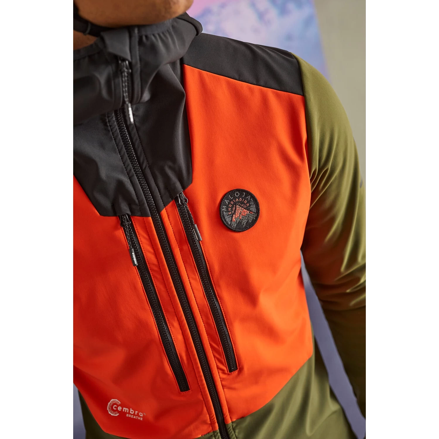 Maloja SperberM. Langlauf Hybride Jas - Deep Sunset Multi 8688 9 Maloja SperberM. Langlauf Hybride Jas - Deep Sunset Multi 8688 - Afbeelding 7