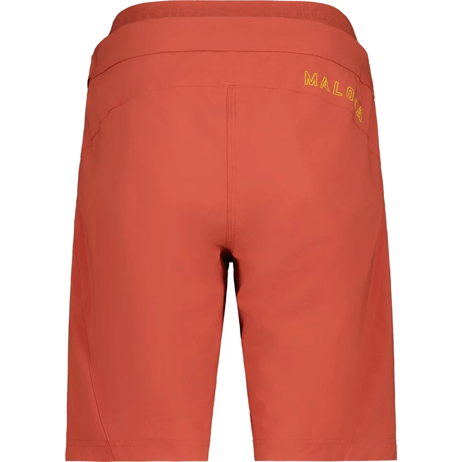 Maloja TerrarossaM. Dames Dubbele Fietsshorts - Rosehip 8674 4 Maloja TerrarossaM. Dames Dubbele Fietsshorts - Rosehip 8674 - Afbeelding 2