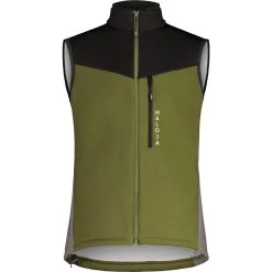 Maloja TozzagoM. Thermo Windblock Fietsvest - Moss Multi 0562