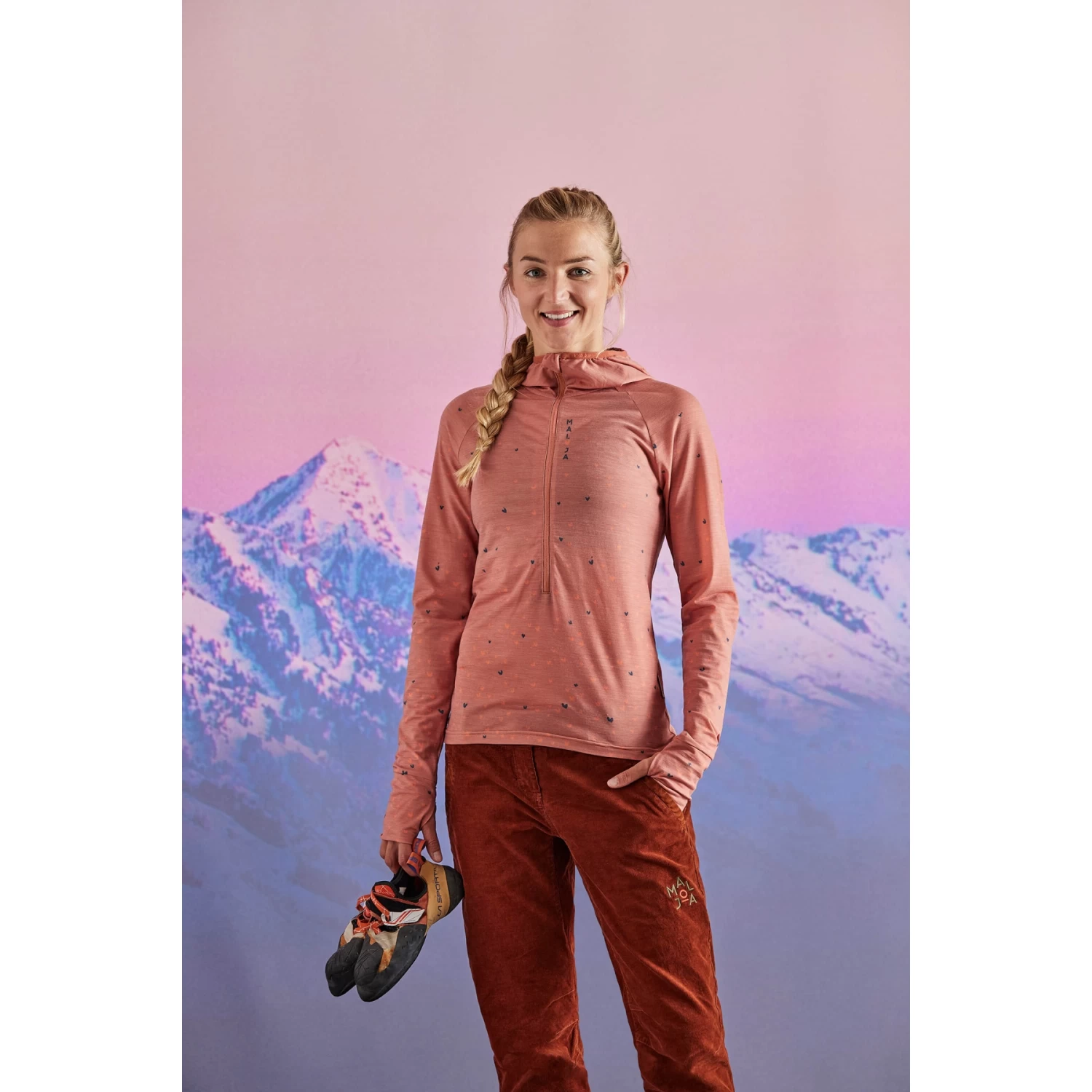 Maloja VajoletM. Mountain Midlayer Dames Shirt Met Lange Mouwen - Midnight 8581 5 Maloja VajoletM. Mountain Midlayer Dames Shirt Met Lange Mouwen - Midnight 8581 - Afbeelding 3